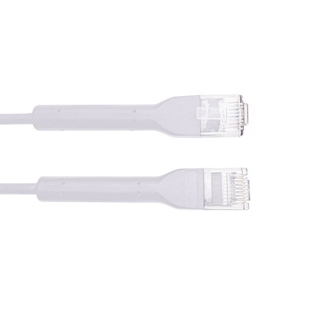 LINKEDPRO BY EPCOM LP-PSLIM-A020WH - Cable de Parcheo UTP / Cat6A / 20 cm (7.87 ft) / 550 MHz / 10GBase-T / RJ45 Modular / Ultra Slim | SIERRA STORE