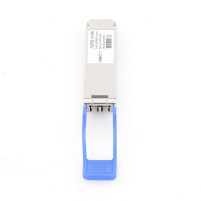 Transceptor Óptico QSFP28 (Mini-Gbic) / Monomodo 1310 nm / 100 Gbps / 100GBASE-LR4 / Conectores LC/UPC Dúplex / DDM / Hast...