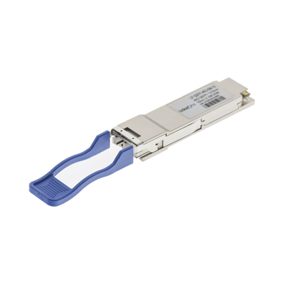 Transceptor Óptico QSFP+ (Mini-Gbic) / Monomodo 1310 nm / 40 Gbps / 40GBASE-LR4 / Conectores LC/UPC Dúplex / DDM / Hasta 1...