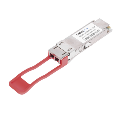 Transceptor Óptico QSFP+ (Mini-Gbic) / Monomodo 1310 nm / 40 Gbps / 40GBASE-ER4 /Conectores LC/UPC Dúplex / DDM / Hasta 40...