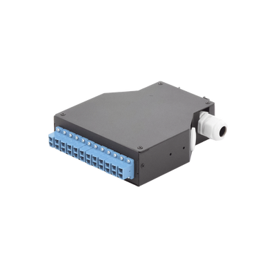 Distribuidor de Fibra Óptica Para Riel Din, 12 Acopladores LC/UPC Duplex Monomodo con Charola de Empalme LINKEDPRO BY EPCO...