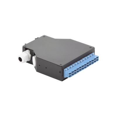 Distribuidor de Fibra Óptica Para Riel Din, 12 Acopladores LC/UPC Duplex Monomodo con Charola de Empalme LINKEDPRO BY EPCO...