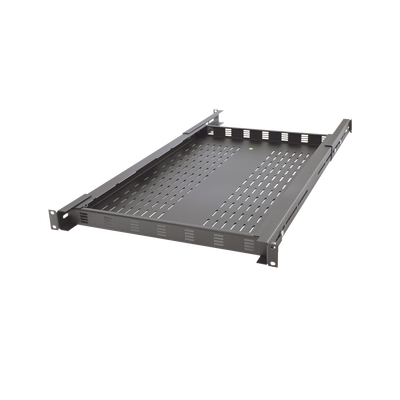 Charola Ventilada para Soportar Equipos en Rack, Profundidad Ajustable de 495 a 965 mm, 1U, Color Negro LINKEDPRO BY EPCOM...