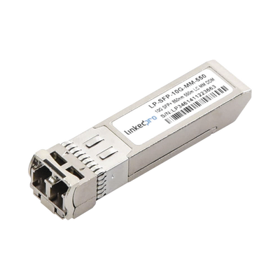 Transceptor Óptico SFP+ (Mini-Gbic) / Multimodo 850 nm / 10 Gbps / 10GBASE-SR / Conectores LC/UPC Dúplex / DDM / Hasta 550...