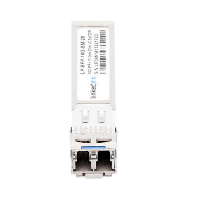 Transceptor Óptico SFP+ (Mini-Gbic) / Monomodo 1310 nm / 10 Gbps / 10GBASE-LR / Conectores LC/UPC Dúplex / DDM / Hasta 20 ...