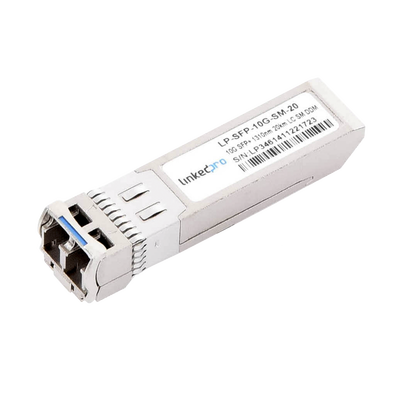 Transceptor Óptico SFP+ (Mini-Gbic) / Monomodo 1310 nm / 10 Gbps / 10GBASE-LR / Conectores LC/UPC Dúplex / DDM / Hasta 20 ...