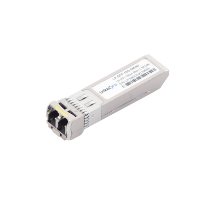 Transceptor Óptico SFP+ (Mini-Gbic) / Monomodo 1550 nm / 10 Gbps / 10GBASE-ZR / Conectores LC/UPC Dúplex / DDM / Hasta 80 ...