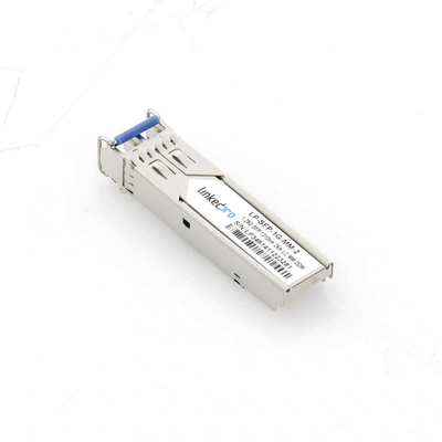 Transceptor Óptico SFP (Mini-Gbic) / Multimodo 1310 nm / 1.25 Gbps / 1000BASE-SX / Conectores LC/UPC Dúplex / DDM / Hasta ...