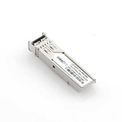 Transceptor Óptico SFP (Mini-Gbic) / Multimodo 850 nm / 1.25 Gbps / 1000BASE-SX / Conectores LC/UPC Dúplex / DDM / Hasta 5...