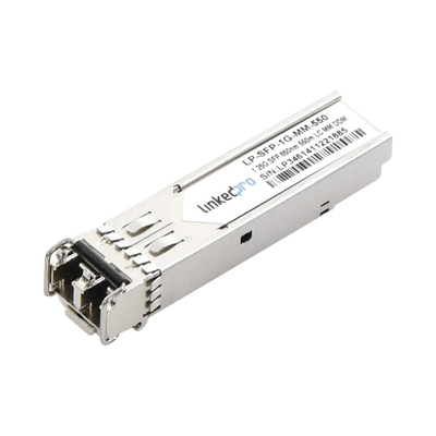 Transceptor Óptico SFP (Mini-Gbic) / Multimodo 850 nm / 1.25 Gbps / 1000BASE-SX / Conectores LC/UPC Dúplex / DDM / Hasta 5...