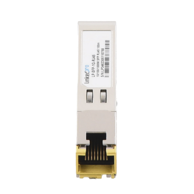 Transceptor Óptico SFP a RJ45 / Auto negociación 10/100/1000 Mbps / Conector RJ45 / 1000BASE-T / Distancia de hasta 100 m....