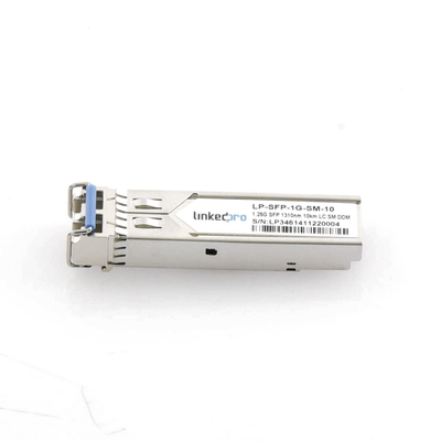 Transceptor Óptico SFP (Mini-Gbic) / Monomodo 1310 nm / 1.25 Gbps / 1000BASE-LX / Conectores LC/UPC Dúplex / DDM / Hasta 1...