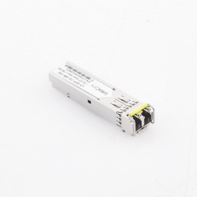 Transceptor Óptico SFP (Mini-Gbic) / Monomodo 1550 nm / 1.25 Gbps / 1000BASE-ZX / Conectores LC/UPC Dúplex / DDM / Hasta 1...