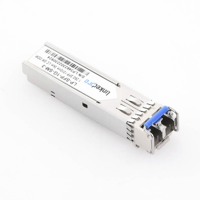 Transceptor Óptico SFP (Mini-Gbic) / Monomodo 1310 nm / 1.25 Gbps / 1000BASE / Conectores LC/UPC Dúplex / DDM / Hasta 3 km...