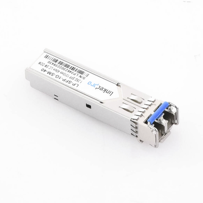 Transceptor Óptico SFP (Mini-Gbic) / Monomodo 1310 nm / 1.25 Gbps / 1000BASE-EX / Conectores LC/UPC Dúplex / DDM / Hasta 4...