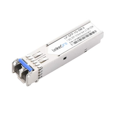 Transceptor Óptico SFP (Mini-Gbic) / Monomodo 1310 nm / 1.25 Gbps / 1000BASE / Conectores LC/UPC Dúplex / DDM / Hasta 5 km...
