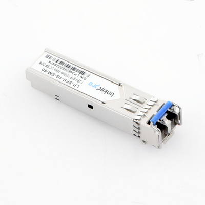 Transceptor Óptico SFP (Mini-Gbic) / Monomodo 1310 nm / 1.25 Gbps / 1000BASE-EX / Conectores LC/UPC Dúplex / DDM / Hasta 6...