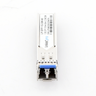 Transceptor Óptico SFP (Mini-Gbic) / Monomodo 1310 nm / 1.25 Gbps / 1000BASE-EX / Conectores LC/UPC Dúplex / DDM / Hasta 6...