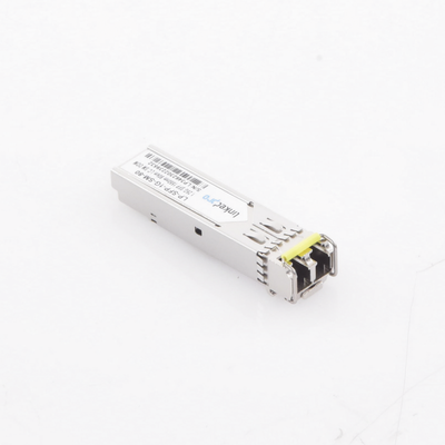 Transceptor Óptico SFP (Mini-Gbic) / Monomodo 1550 nm / 1.25 Gbps / 1000BASE-ZX / Conectores LC/UPC Dúplex / DDM / Hasta 8...