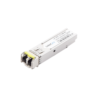 Transceptor Óptico SFP (Mini-Gbic) / Monomodo 1550 nm / 1.25 Gbps / 1000BASE-ZX / Conectores LC/UPC Dúplex / DDM / Hasta 8...