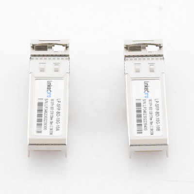 Transceptores Ópticos Bidireccionales SFP+ (Mini-Gbic) / Monomodo 1270 & 1330 nm / 10 Gbps / 10GBASE-BX / Conector LC/UPC ...