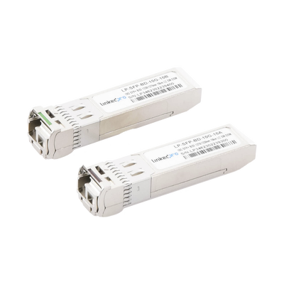 Transceptores Ópticos Bidireccionales SFP+ (Mini-Gbic) / Monomodo 1270 & 1330 nm / 10 Gbps / 10GBASE-BX / Conector LC/UPC ...