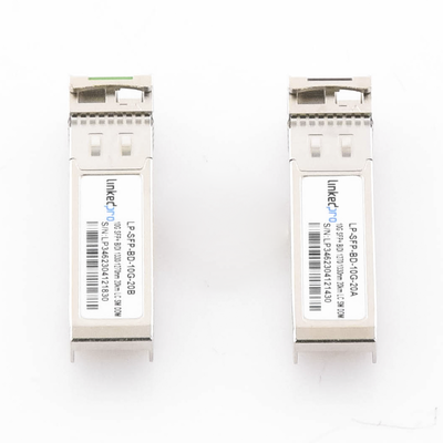 Transceptores Ópticos Bidireccionales SFP+ (Mini-Gbic) / Monomodo 1270 & 1330 nm / 10 Gbps / 1000BASE-BX / Conector LC/UPC...