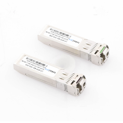 Transceptores Ópticos Bidireccionales SFP+ (Mini-Gbic) / Monomodo 1270 & 1330 nm / 10 Gbps / 1000BASE-BX / Conector LC/UPC...
