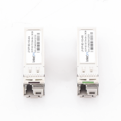 Transceptores Ópticos Bidireccionales SFP+ (Mini-Gbic) / Monomodo 1270 & 1330 nm / 10 Gbps / 1000BASE-BX / Conector LC/UPC...