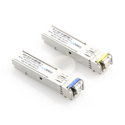Transceptores Ópticos Bidireccionales SFP (Mini-Gbic) / Monomodo 1310 & 1550 nm / 1.25 Gbps / 1000BASE-BX / Conector LC/UP...