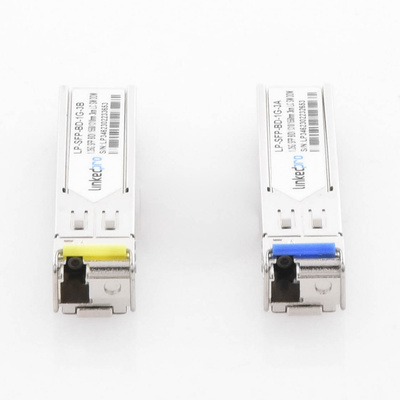 Transceptores Ópticos Bidireccionales SFP (Mini-Gbic) / Monomodo 1310 & 1550 nm / 1.25 Gbps / 1000BASE-BX / Conector LC/UP...