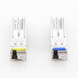 Transceptores Ópticos Bidireccionales SFP (Mini-Gbic) / Monomodo 1310 & 1550 nm / 1.25 Gbps / 1000BASE-BX / Conector LC/UP...