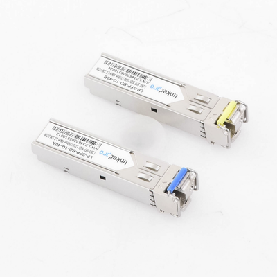 Transceptores Ópticos Bidireccionales SFP (Mini-Gbic) / Monomodo 1310 & 1550 nm / 1.25 Gbps / 1000BASE-BX / Conector LC/UP...