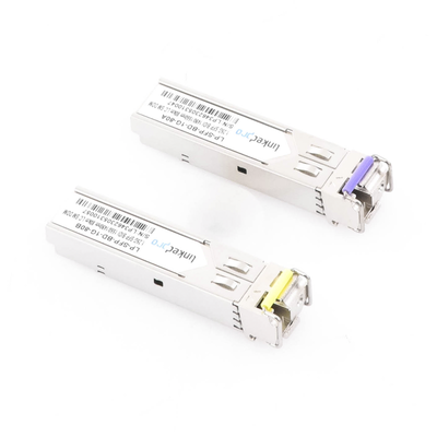 Transceptores Ópticos Bidireccionales SFP (Mini-Gbic) / Monomodo 1490 & 1550 nm / 1.25 Gbps / 1000BASE-BX / Conector LC/UP...