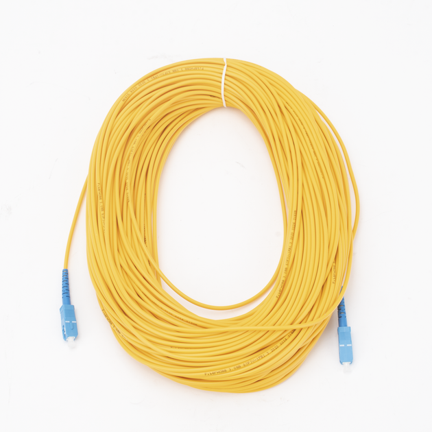 LINKEDPRO BY EPCOM LPSM3SCUSCUS60 - Jumper de Fibra Óptica Monomodo / SC/UPC-SC/UPC / Simplex / 60 m (196.85 pies) / Forro PVC 3 mm | SIERRA STORE