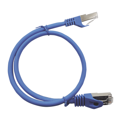 Patch Cord Cat6A 10G Blindado 2 Metros (6.56 Pies) Azul - LINKEDPRO BY EPCOM
