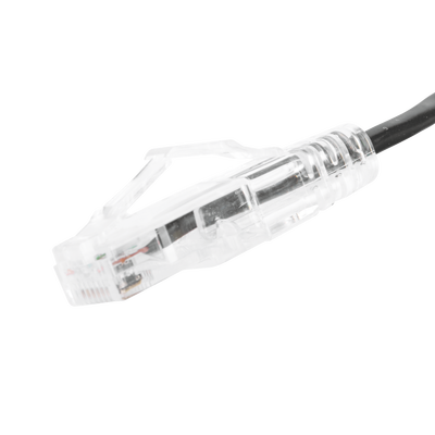 Cable de Parcheo Slim UTP Cat6 - 20 cm (7.87 Pulgadas) Negro Diámetro Reducido (28 AWG) LINKEDPRO BY EPCOM - Vista 3