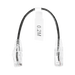 Cable de Parcheo Slim UTP Cat6 - 20 cm (7.87 Pulgadas) Negro Diámetro Reducido (28 AWG) - LINKEDPRO BY EPCOM