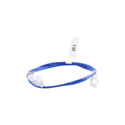 Cable de Parcheo Slim UTP Cat6 - 1 Metro (3.28 Pies), Azul, Diámetro Reducido (28 AWG) LINKEDPRO BY EPCOM - Vista 3