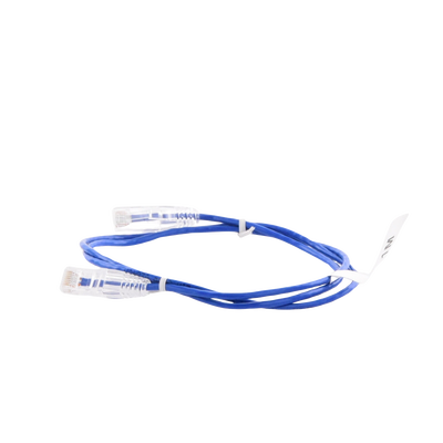 Cable de Parcheo Slim UTP Cat6 - 1 Metro (3.28 Pies), Azul, Diámetro Reducido (28 AWG) LINKEDPRO BY EPCOM - Vista 5
