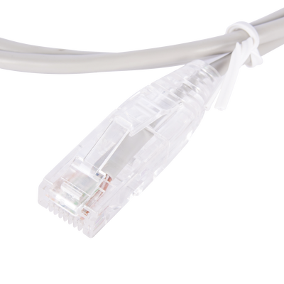Cable de Parcheo Slim UTP Cat6 - 1 Metro (3.28 Pies), Gris, Diámetro Reducido (28 AWG) LINKEDPRO BY EPCOM - Vista 3