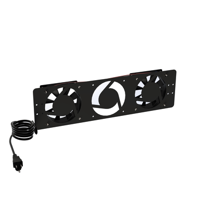 Kit de 2 Ventiladores 110 Vca (12 x 12 cm) con Clavija para Gabinete de Piso - LINKEDPRO BY EPCOM