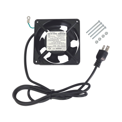 Ventilador 110 Vca de 12 x 12 cm con Cable y Clavija - LINKEDPRO BY EPCOM