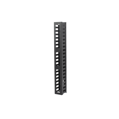 Organizador de Cable Vertical de 21 Unidades Rack Sencillo, Compatible con Racks Serie EIRL y EIQR - LINKEDPRO BY EPCOM