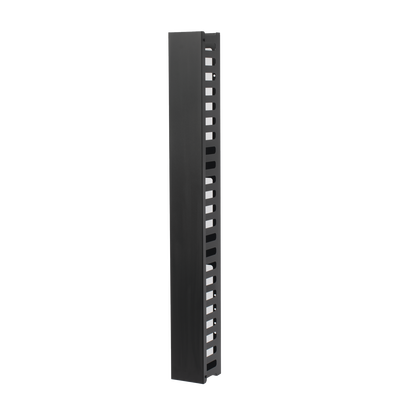 Organizador de Cable Vertical de 24 Unidades Rack Sencillo, Compatible con Racks Serie EIRL y EIQR - LINKEDPRO BY EPCOM