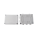 Caja de Conexiones Impermeable IP65, 10 Entradas, Dimensiones 150 x 110 x 70 mm, para Instalaciones Industriales, Comercia...