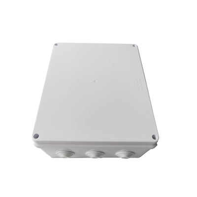 Caja de Conexiones Impermeable IP65, 12 Entradas, Dimensiones 300 x 250 x 120 mm, para Instalaciones Industriales, Comerci...