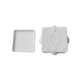 Caja de Conexiones Impermeable IP55 con 4 Entradas, 80 x 80 x 50 mm, para Instalaciones Industriales, Comerciales y Reside...