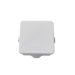 Caja de Conexiones Impermeable IP55 con 4 Entradas, 80 x 80 x 50 mm, para Instalaciones Industriales, Comerciales y Reside...