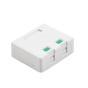 Caja de Pared con 2 Puertos Keystone, No Incluye Jacks | SIERRA STORE